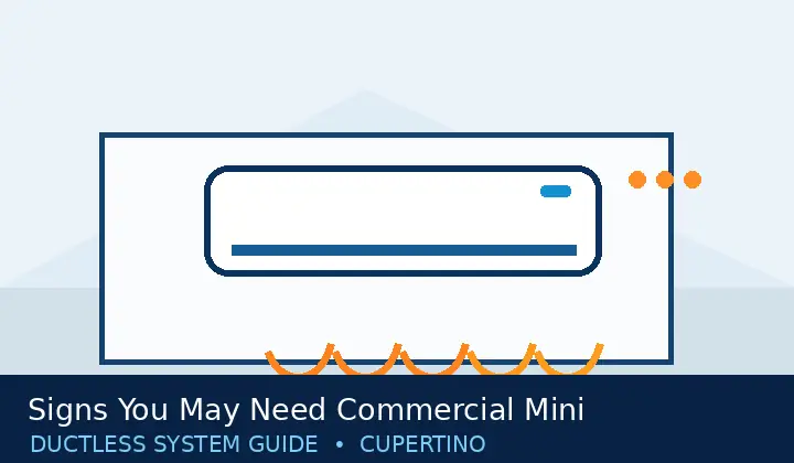 Original mini split system illustration for Signs You May Need Commercial Mini Split Services | Cupertino Mini Split Guide