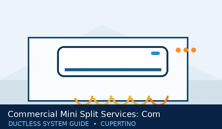 Original mini split system illustration for Commercial Mini Split Services: Common Questions and Next Steps | Cupertino Mini Split Guide