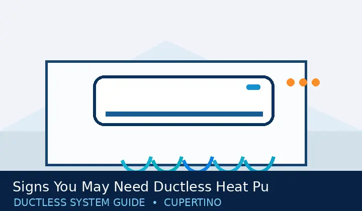 Ductless HVAC illustration 1 for signs you may need ductless heat pump services
