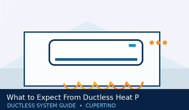 Original mini split system illustration for What to Expect From Ductless Heat Pump Services in Cupertino | Cupertino Mini Split Guide