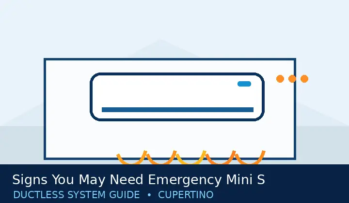 Original mini split system illustration for Signs You May Need Emergency Mini Split Repair | Cupertino Mini Split Guide