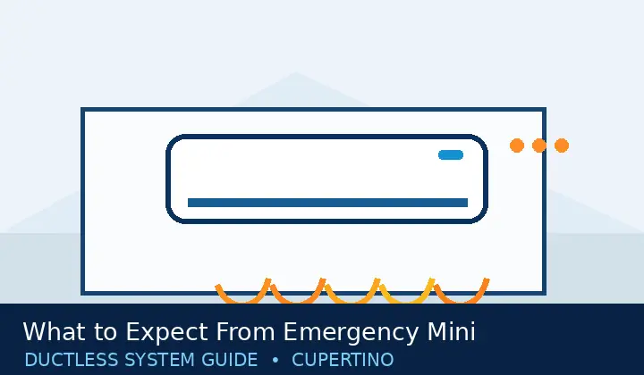 Original mini split system illustration for What to Expect From Emergency Mini Split Repair in Cupertino | Cupertino Mini Split Guide