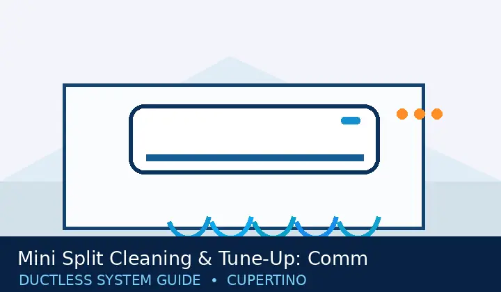 Ductless HVAC illustration 1 for mini split cleaning & tune-up: common questions and next steps