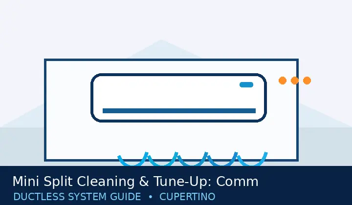 Ductless HVAC illustration 2 for mini split cleaning & tune-up: common questions and next steps