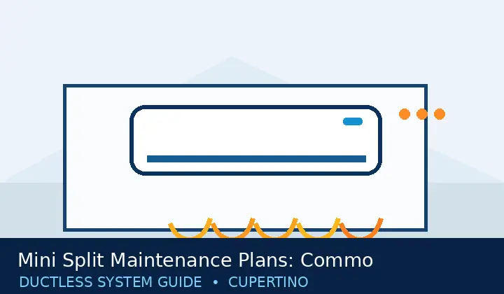 Original mini split system illustration for Mini Split Maintenance Plans: Common Questions and Next Steps | Cupertino Mini Split Guide