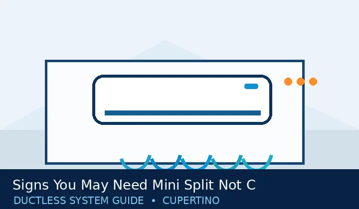 Signs You May Need Mini Split Not Cooling Repair — system guide 1 Ductless HVAC illustration 1 for signs you may need mini split not cooling repair