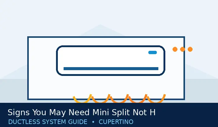 Original mini split system illustration for Signs You May Need Mini Split Not Heating Repair | Cupertino Mini Split Guide