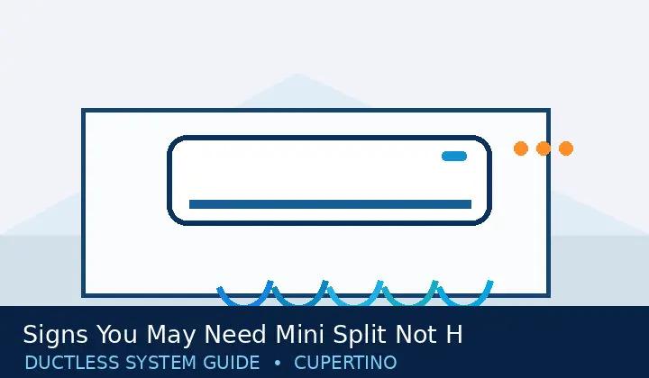 Ductless HVAC illustration 2 for signs you may need mini split not heating repair