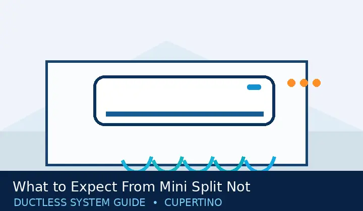What to Expect From Mini Split Not Heating Repair in Cupertino — system guide 2 Ductless HVAC illustration 2 for what to expect from mini split not heating repair in cupertino