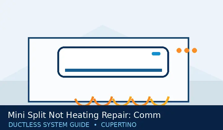Original mini split system illustration for Mini Split Not Heating Repair: Common Questions and Next Steps | Cupertino Mini Split Guide