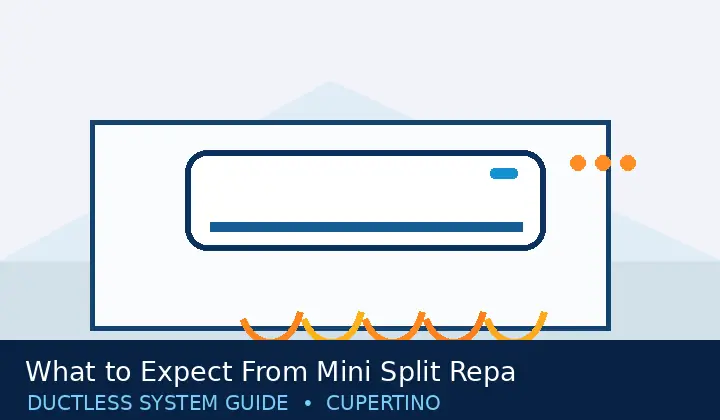 Original mini split system illustration for What to Expect From Mini Split Repair in Cupertino | Cupertino Mini Split Guide