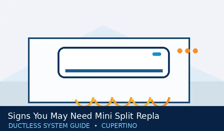 Original mini split system illustration for Signs You May Need Mini Split Replacement | Cupertino Mini Split Guide