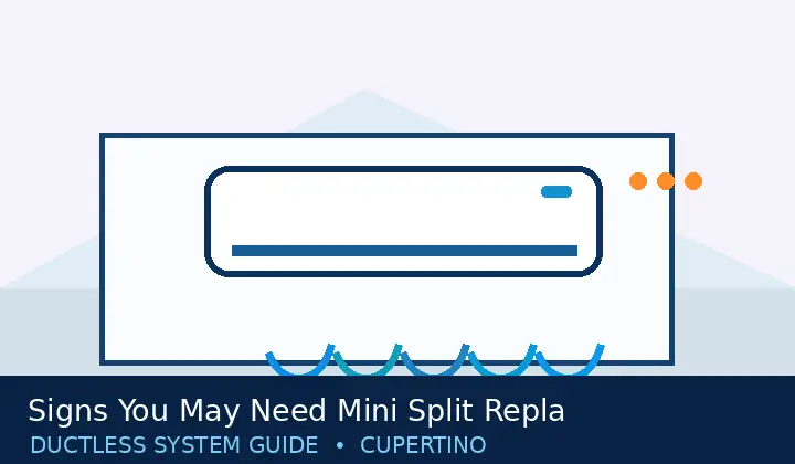 Signs You May Need Mini Split Replacement — system guide 1 Ductless HVAC illustration 1 for signs you may need mini split replacement