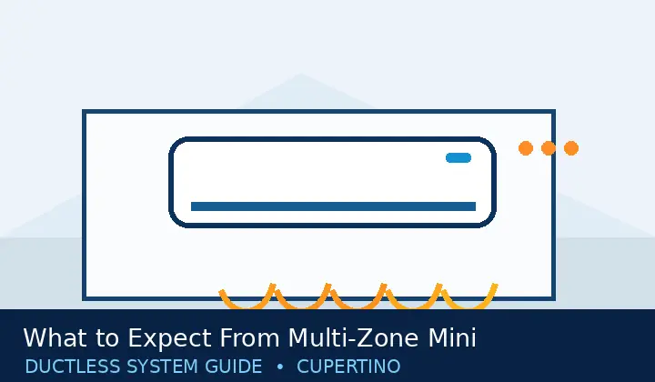 Original mini split system illustration for What to Expect From Multi-Zone Mini Split Services in Cupertino | Cupertino Mini Split Guide
