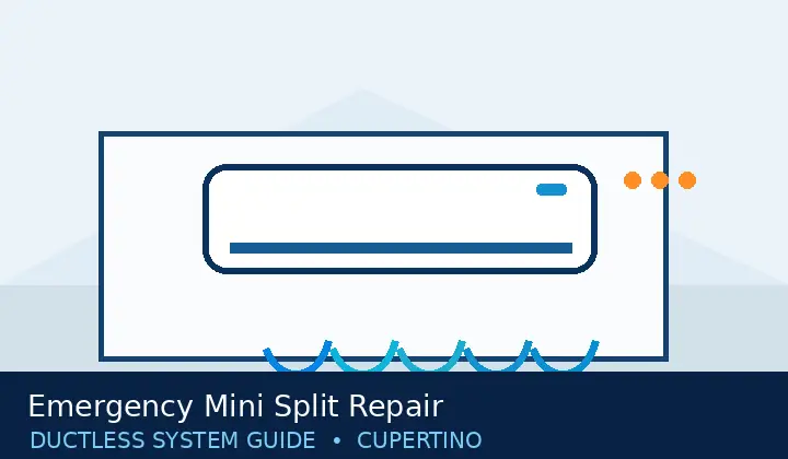 Emergency Mini Split Repair — system guide 2 Ductless HVAC illustration 2 for emergency mini split repair