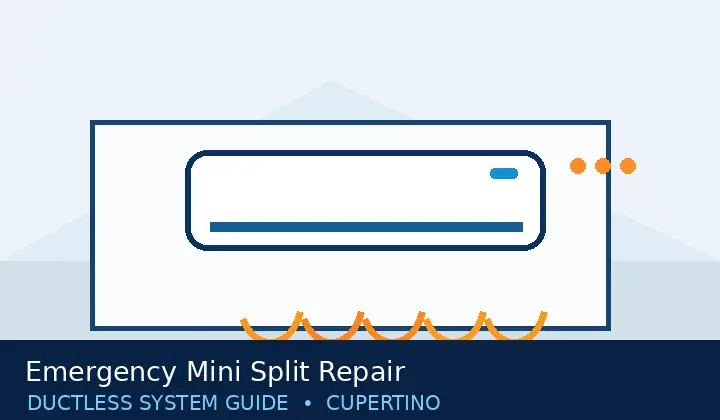 Emergency Mini Split Repair — system guide 3 Ductless HVAC illustration 3 for emergency mini split repair