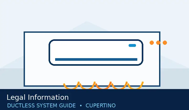 Original mini split system illustration for Legal Information