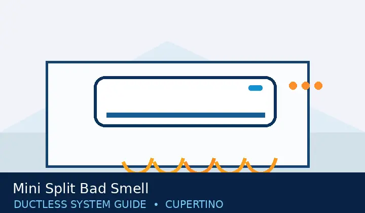 Ductless HVAC illustration 6 for mini split bad smell