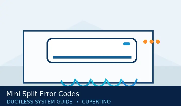 Mini Split Error Codes — system guide 2 Ductless HVAC illustration 2 for mini split error codes