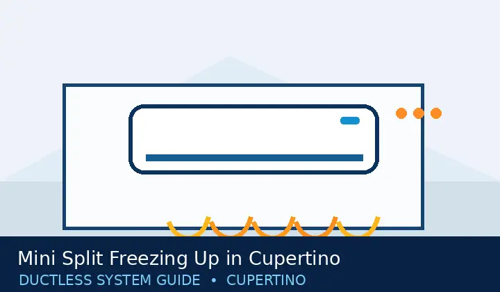 Original mini split system illustration for Mini Split Freezing Up in Cupertino