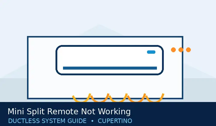 Ductless HVAC illustration 3 for mini split remote not working