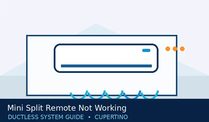 Ductless HVAC illustration 5 for mini split remote not working