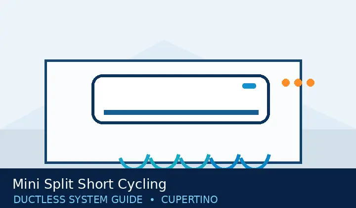 Mini Split Short Cycling — system guide 4 Ductless HVAC illustration 4 for mini split short cycling