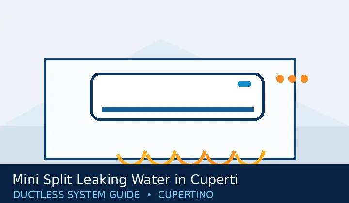 Original mini split system illustration for Mini Split Leaking Water in Cupertino