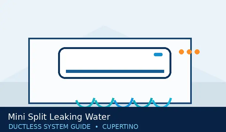 Mini Split Leaking Water — system guide 2 Ductless HVAC illustration 2 for mini split leaking water