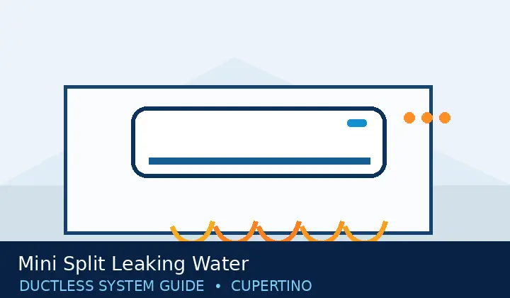 Mini Split Leaking Water — system guide 3 Ductless HVAC illustration 3 for mini split leaking water