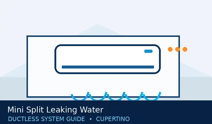 Mini Split Leaking Water — system guide 4 Ductless HVAC illustration 4 for mini split leaking water