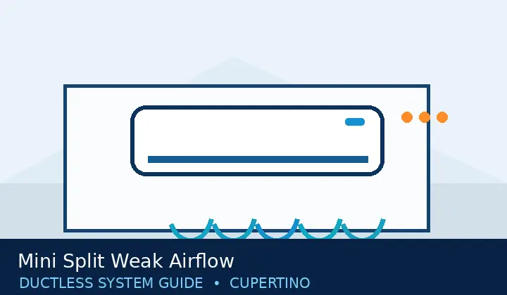 Mini Split Weak Airflow — system guide 4 Ductless HVAC illustration 4 for mini split weak airflow