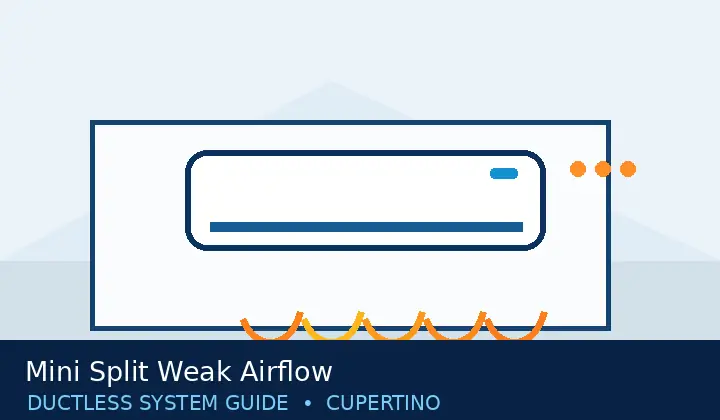 Mini Split Weak Airflow — system guide 6 Ductless HVAC illustration 6 for mini split weak airflow