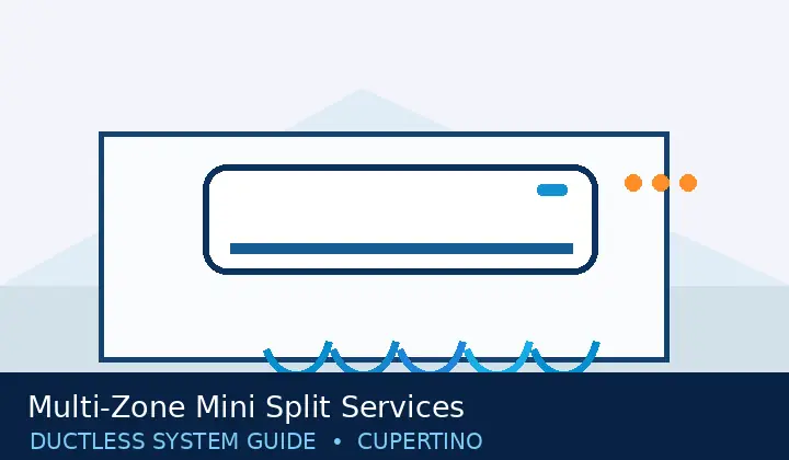 Multi-Zone Mini Split Services — system guide 4 Ductless HVAC illustration 4 for multi-zone mini split services