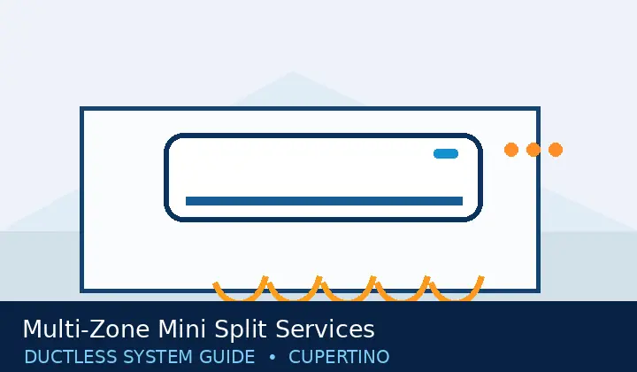 Multi-Zone Mini Split Services — system guide 6 Ductless HVAC illustration 6 for multi-zone mini split services