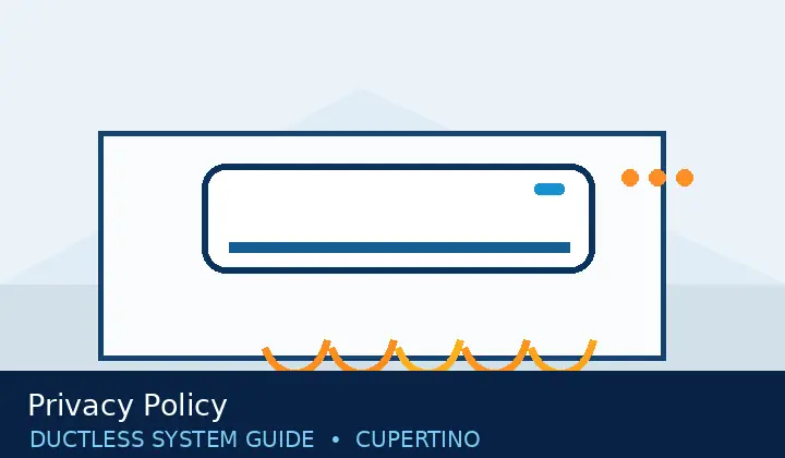 Original mini split system illustration for Privacy Policy