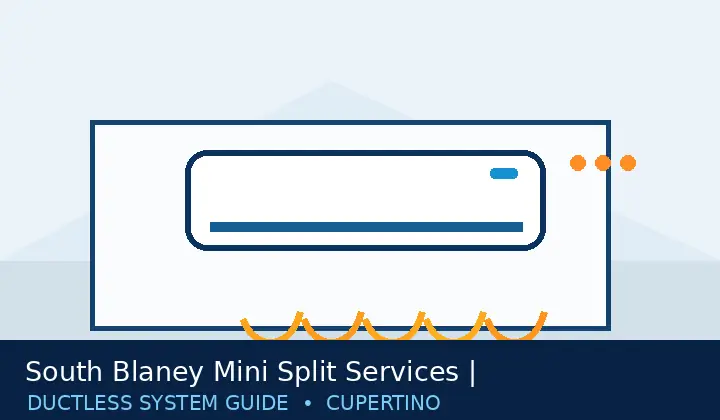 Original mini split system illustration for South Blaney Mini Split Services | Cupertino, CA
